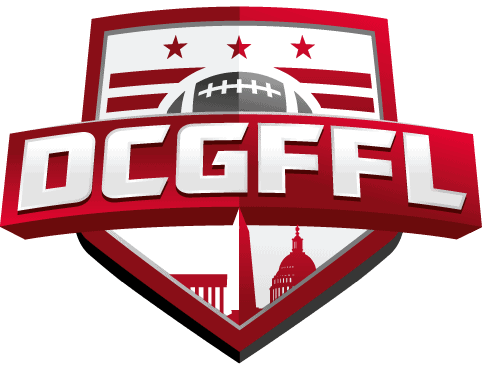 DC Gay Flag Football Logo
